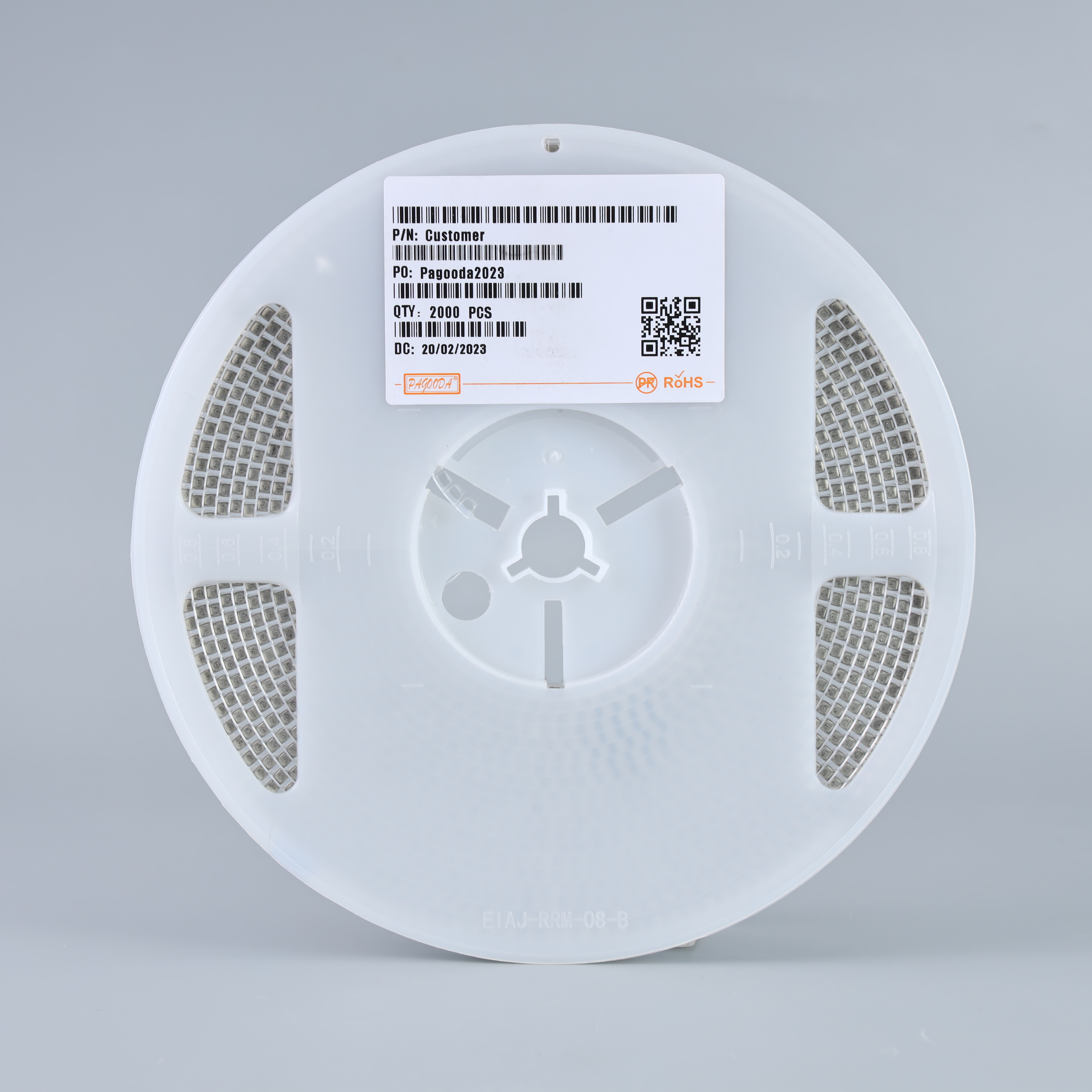 车规电容 0402 X7S 105K(1uF) 10V ±10% 厚度0.5mm